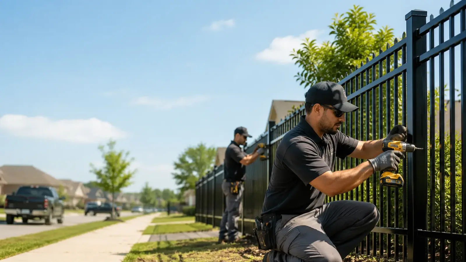Metal Fence Installation in Lancaster, TX